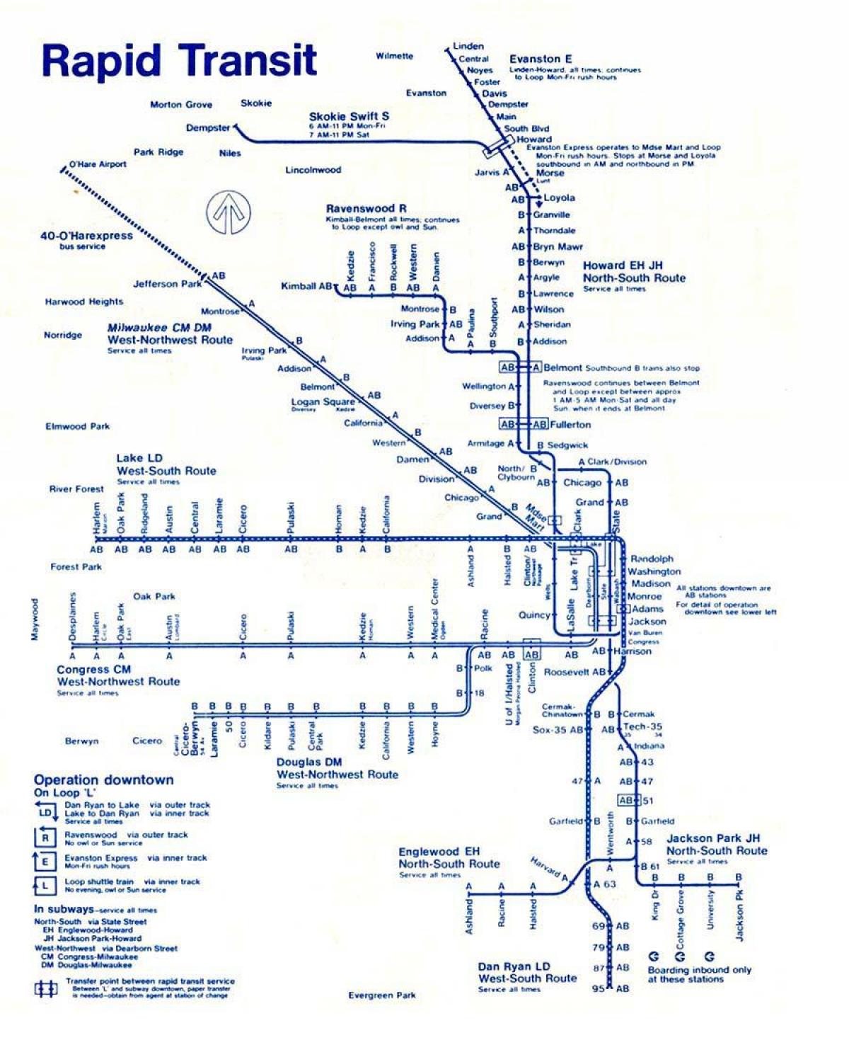 kart mavi line Chicago