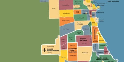 Xəritə ətrafında Chicago