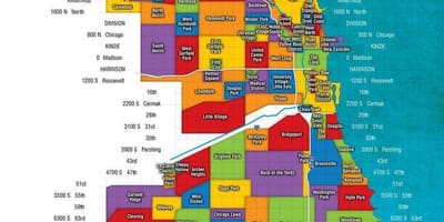 Kart Chicago və ətrafında