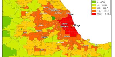 Demoqrafik kart Chicago